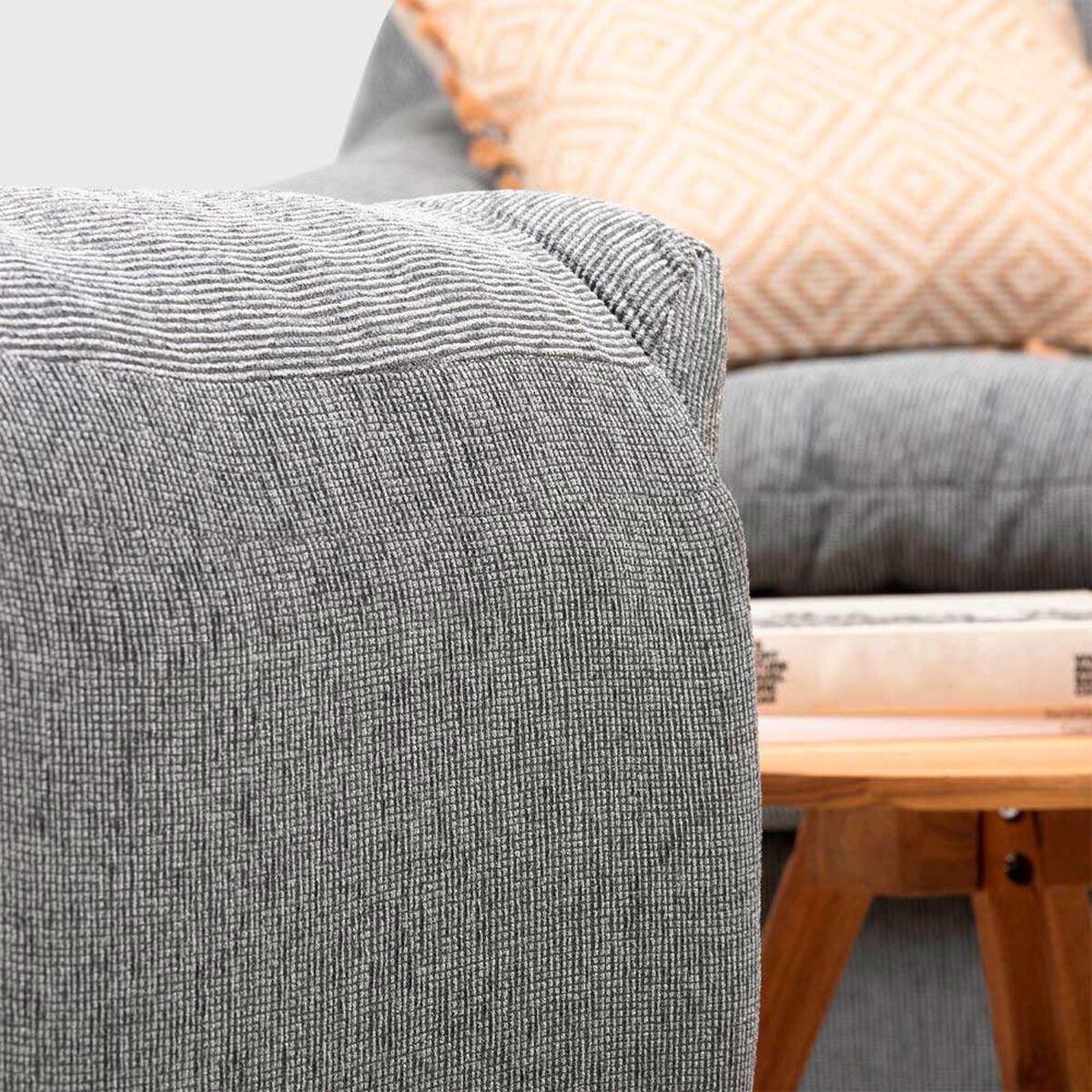 Sof&aacute; Cabsur Galicia 3 Cuerpos Chenille Gris