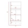Mueble para Microondas TuHome Bi Color Blanco Duna 2 Puertas