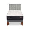 Cama Europea CIC 1,5 Plazas Premium + Respaldo Sile
