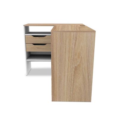 Imagen 2 del producto Escritorio CIC Milan Blanco Olmo 2 Cajones