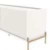 Rack TV Decocasa Jasper Hasta 75" Off White