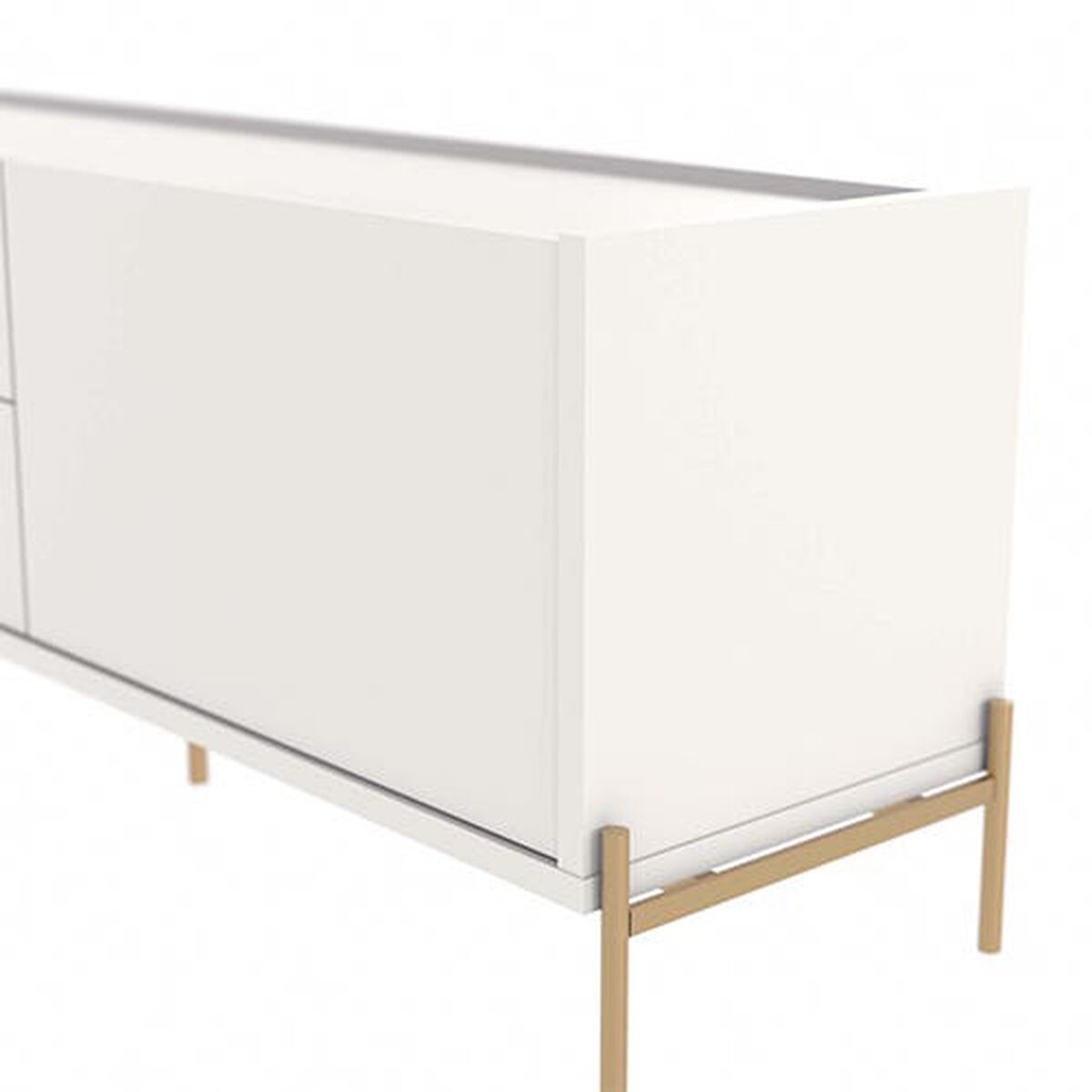 Rack TV Decocasa Jasper Hasta 75" Off White