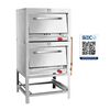 Horno Semi Industrial Ticgas 2 Cámaras Inox 58x65 Gas Licuado