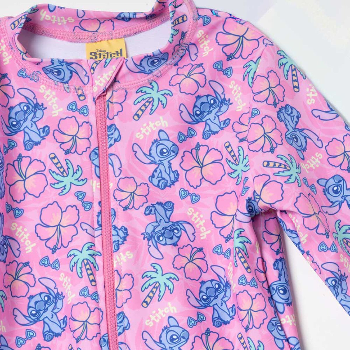 Traje de Ba&ntilde;o Enterito Ni&ntilde;a Stitch