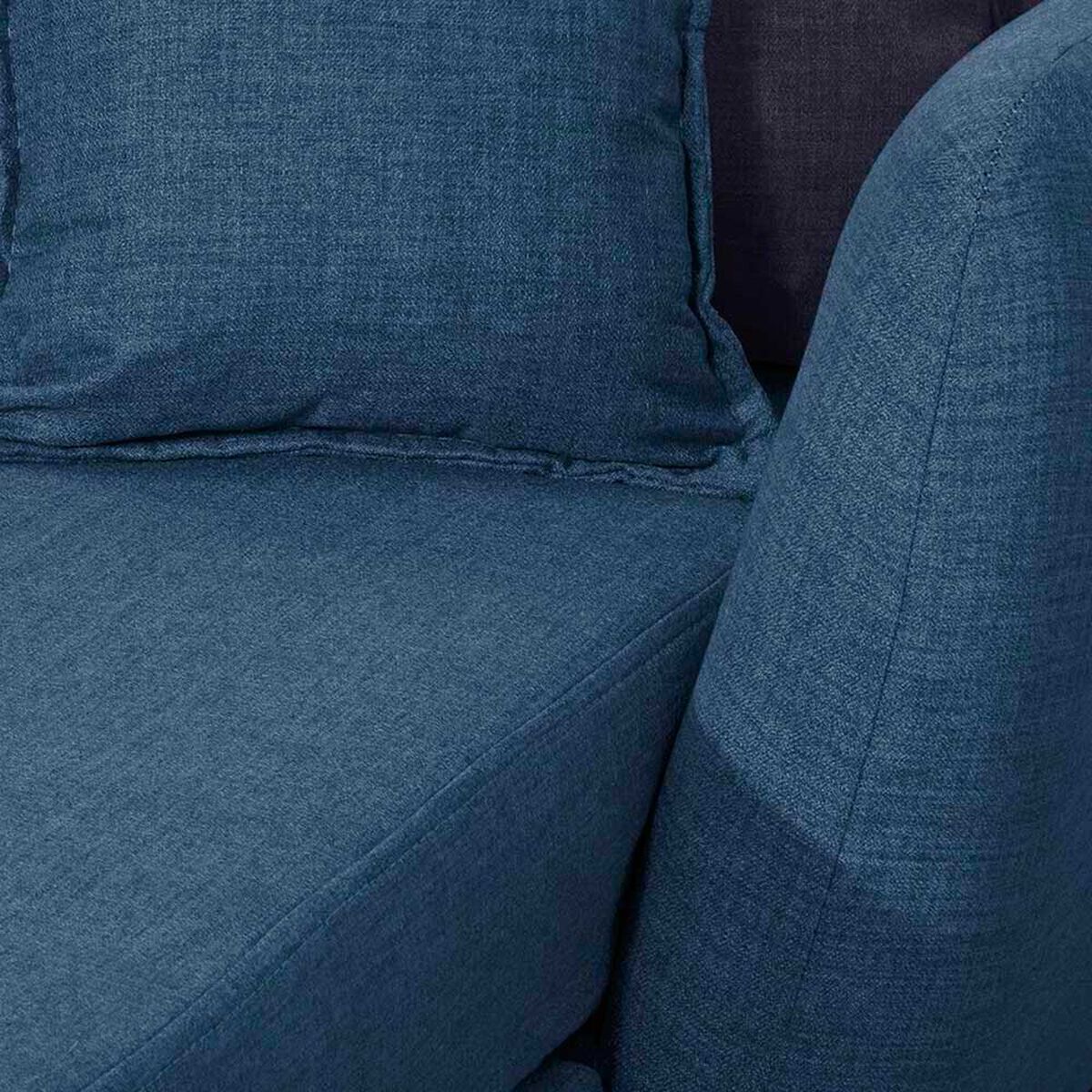 Sof&aacute; Seccional Black Factory Huevito 4 Cuerpos Azul