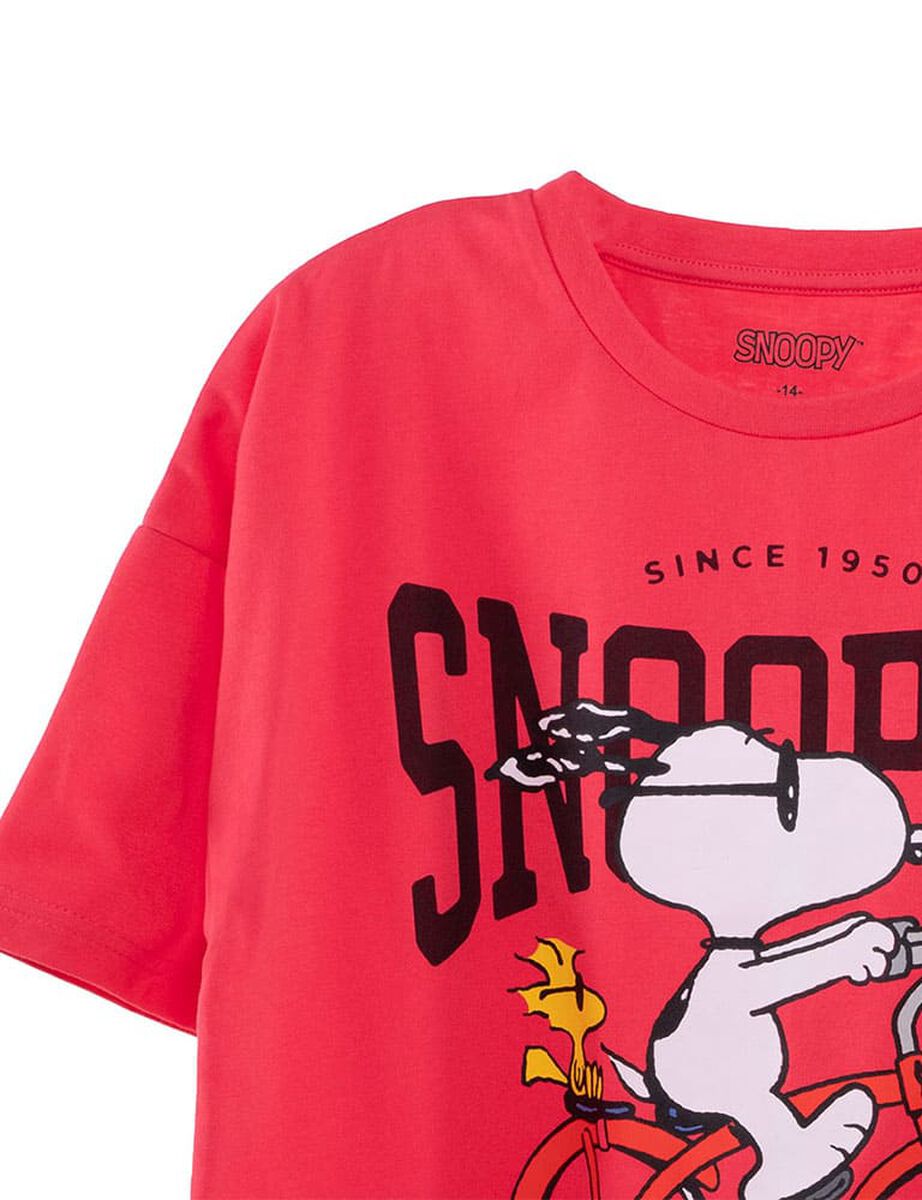Polera de Algodón Snoopy Niña Snoopy