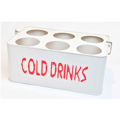 Imagen 1 del producto Enfriador para Botellas Madera Vgo con Manija  14 x 21.3 cm Beige