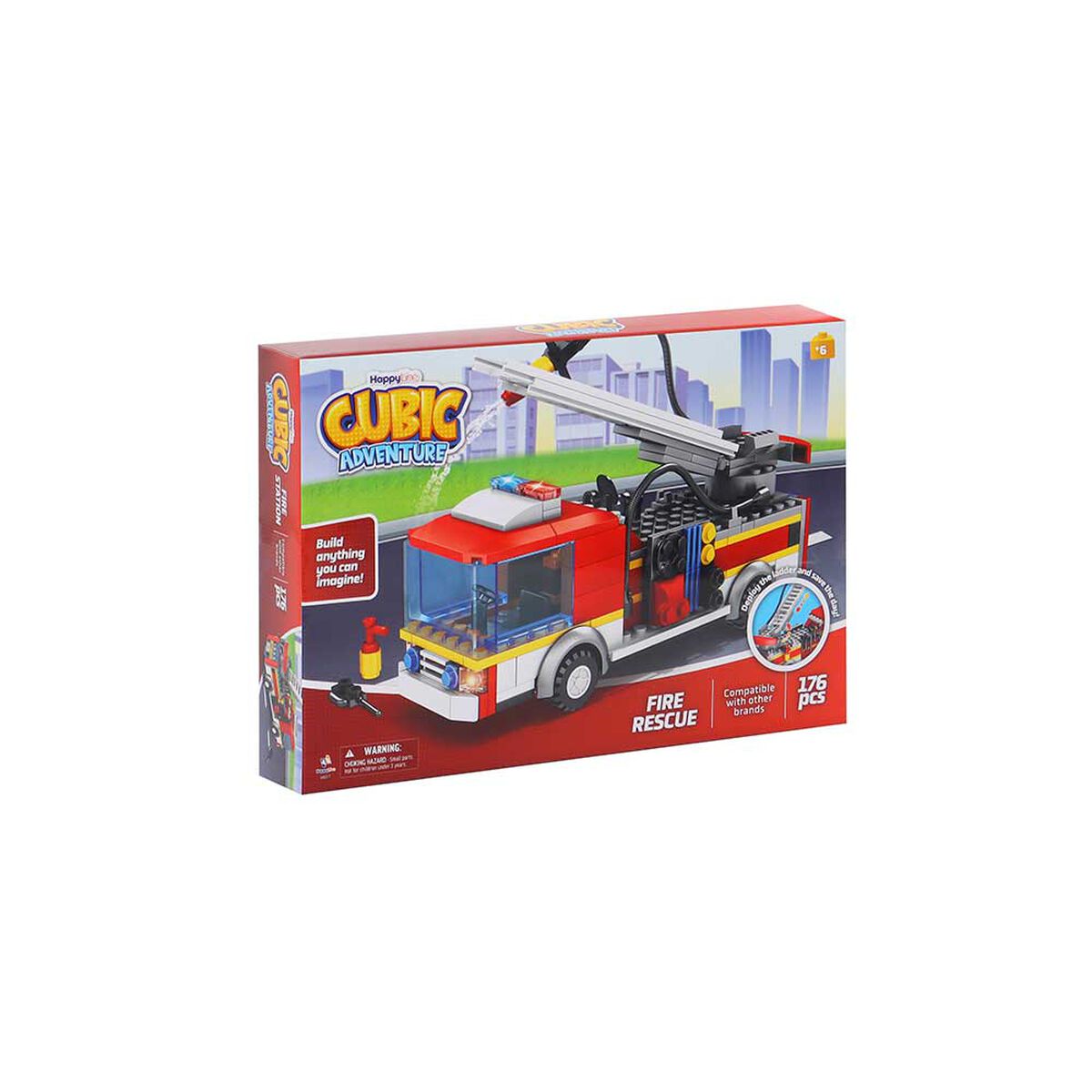 Bloques 176 Pzas - Camion Bombero