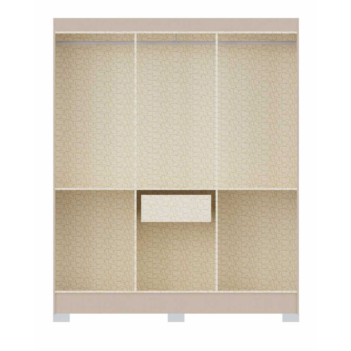 Clóset Vekkahome Roma 6 Puertas 1 Cajón Beige