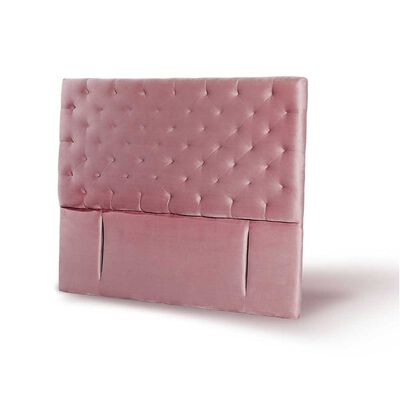 Respaldo Latam Home King Brescia Tela Velvet Palo Rosa