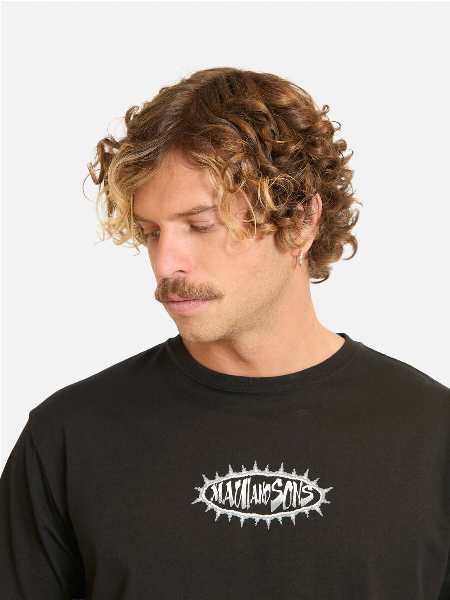 Polera Con Estampado Manga Corta Hombre Maui And Sons