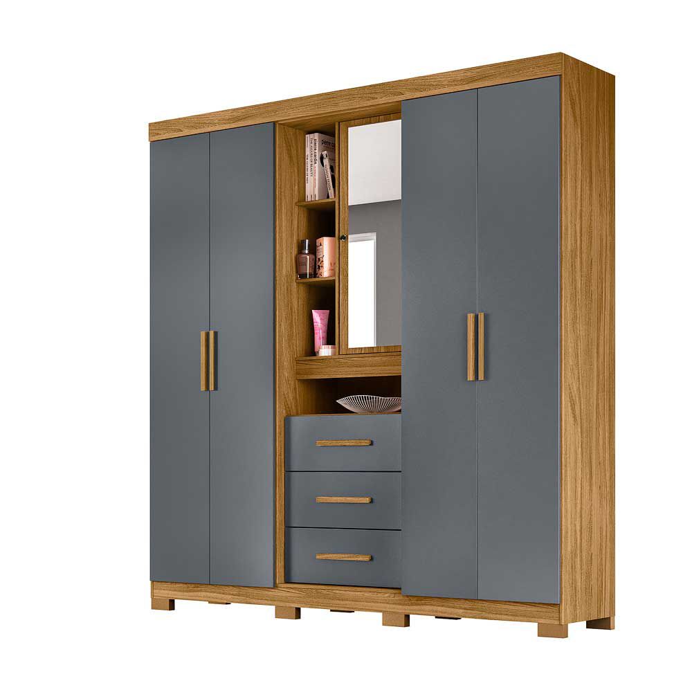 Closet Amuv Closet con Tocador Café Gris