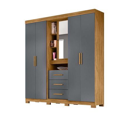 Imagen 1 del producto Closet Amuv Closet con Tocador Café Gris