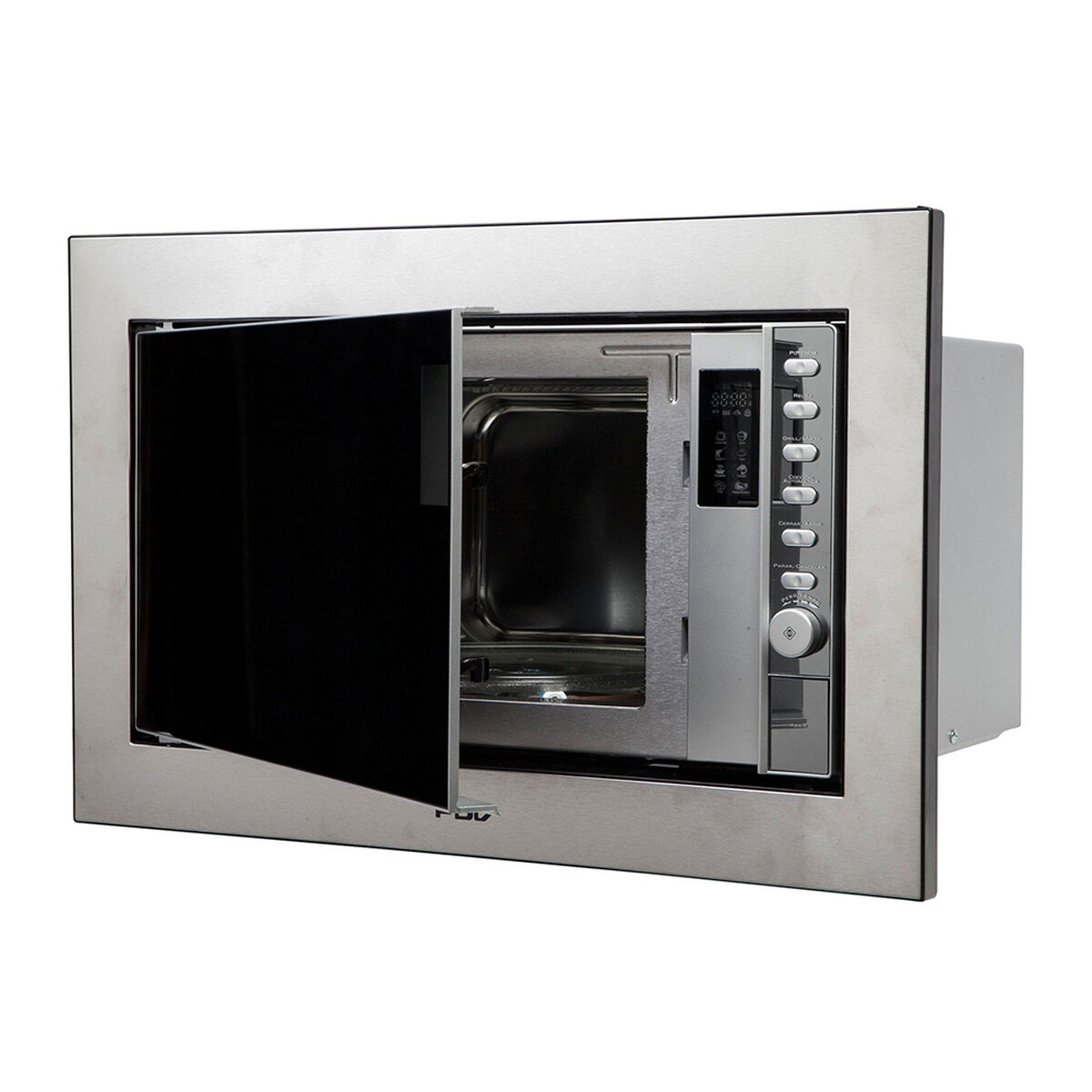Microondas Empotrable FDV Silver c/Marco Inox 25 lts.