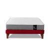 Cama Europea Latam Home Full Zen Best Tela Velvet Rojo