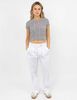 Polera Crop Con Estampado Mujer Icono