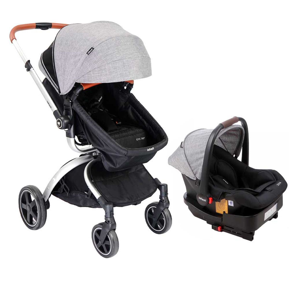 Coches Travel System Epic 360&deg; 2G F80 Grey Infanti