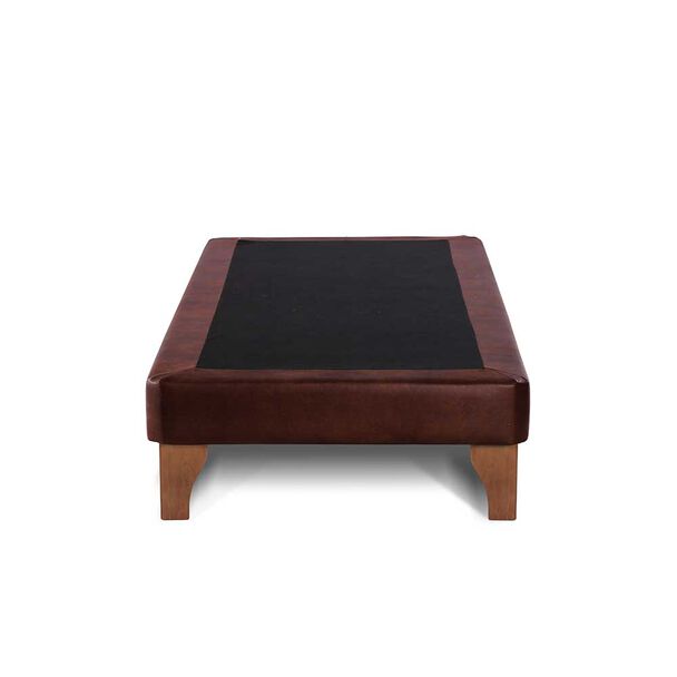 Base Europea Dividida Latam Home 1,5 Plazas Zen Cuero Café Moro