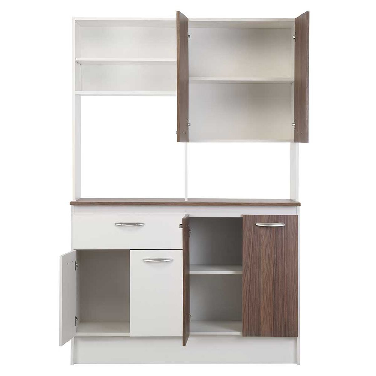 Mueble de Cocina CIC Emma Nogal Africano Blanco 1 Cajón