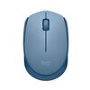 Mouse inal&aacute;mbrico &oacute;ptico Logitech M170 Azul gris