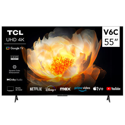 Smart TV 55" TCL UHD 4K Google TV 55V6C