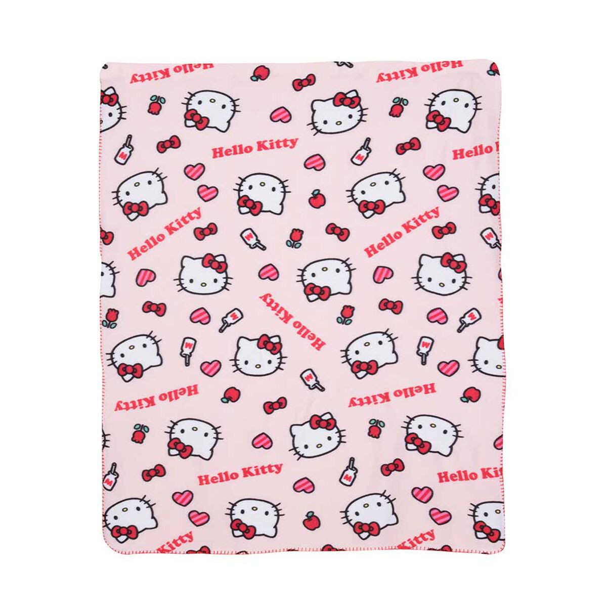 Frazada de Poliéster Hello Kitty 115 x 130 Hello Kitty Multicolor