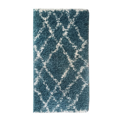 Alfombra Idetex Shaggy Guiza 70x200 cm Turquesa