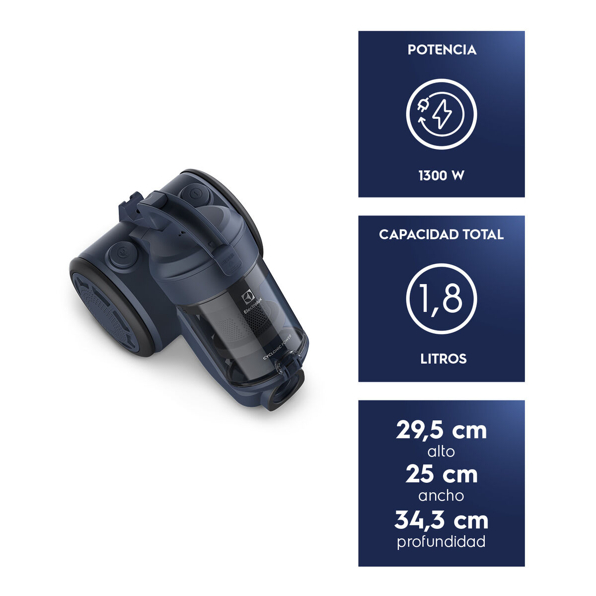 Aspiradora Electrolux ABS05 2lt Denin Blue
