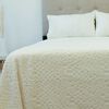 Frazada Doral 2 Plazas Chiporro Jacquard Liso Crudo