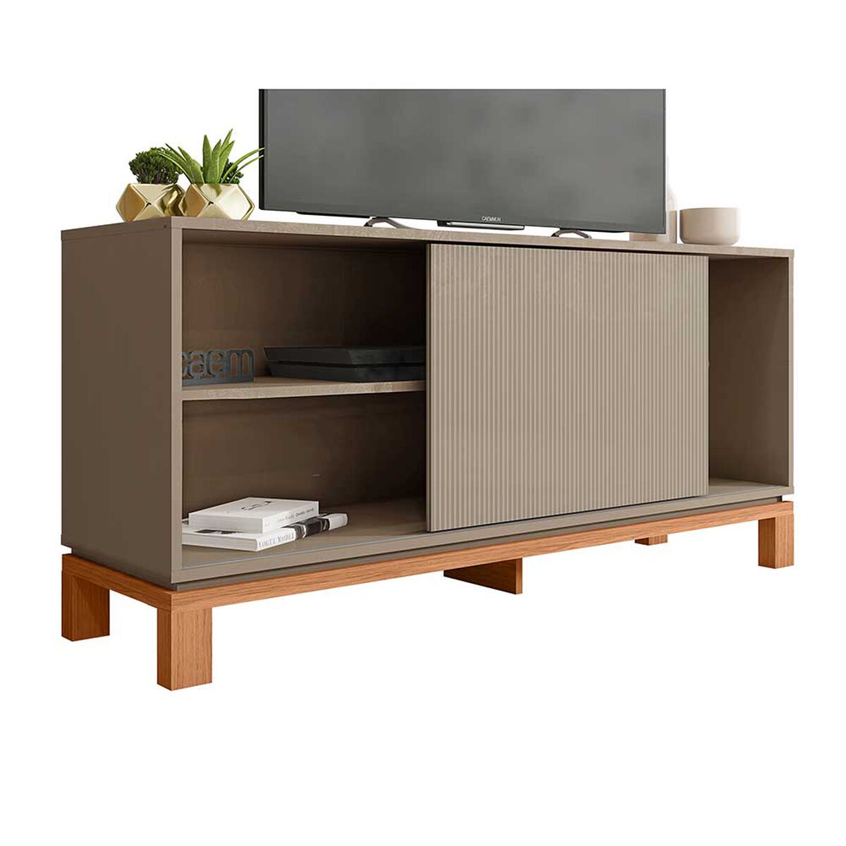 Rack Decocasa Mondrian Hasta 45" Gris