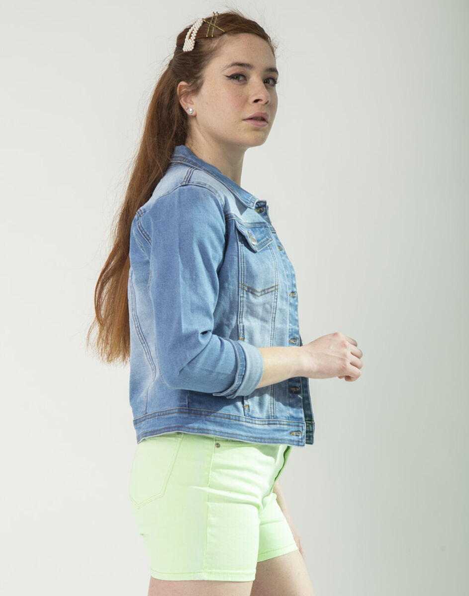 Chaqueta de Mezclilla Mujer Icono