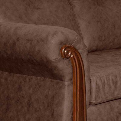 Imagen 2 del producto Sofá Black Factory Bristol 2 Cuerpos Chocolate