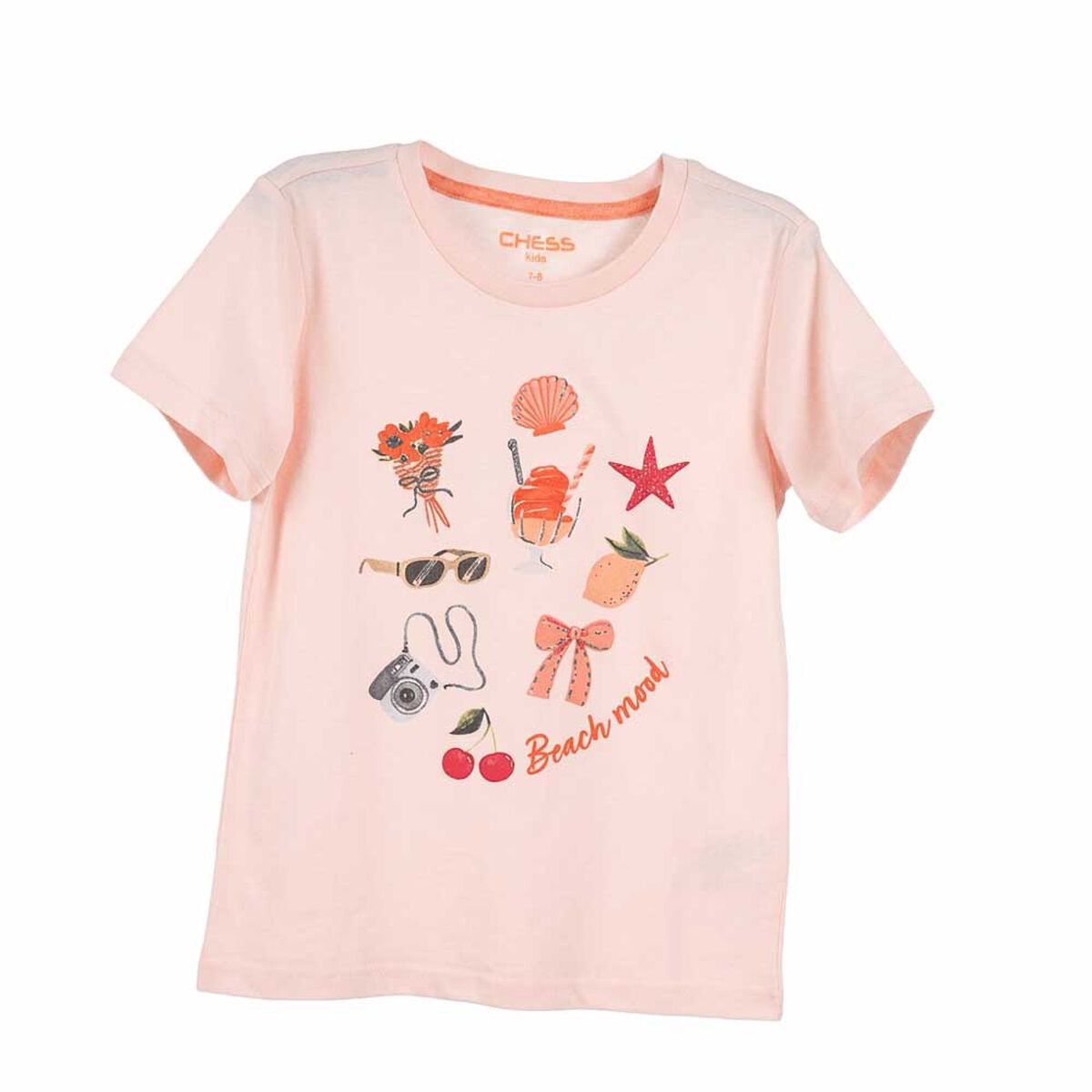 Polera Manga Corta Ni&ntilde;a Chess