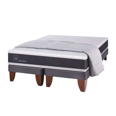 Imagen 2 del producto Cama Europea CIC Base Dividida 2 Plazas Ortopedic + Plumón