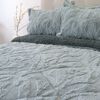 Cubrecama Doral 2 Plazas Jacquard Liso Gris