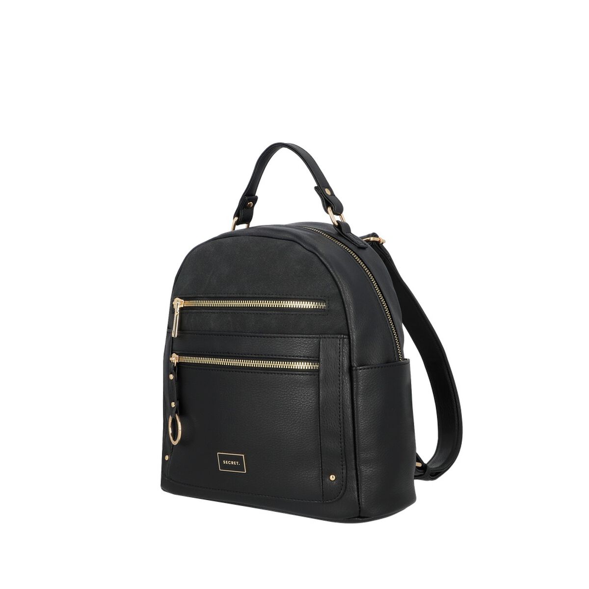Mochila Secret Lourdes FW25 M Negro