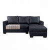 Seccional Derecho Muebles MPR Denver 4 Cuerpos Negro