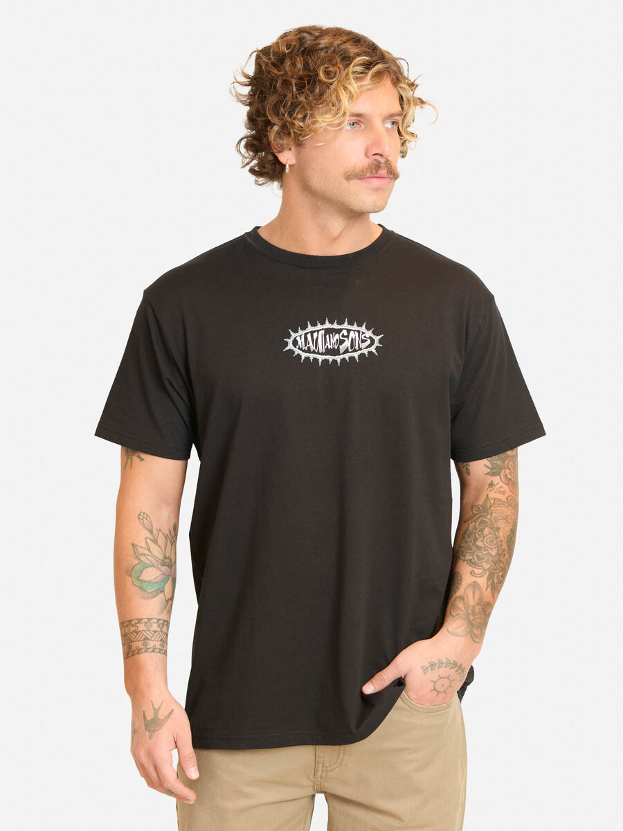 Polera Con Estampado Manga Corta Hombre Maui And Sons
