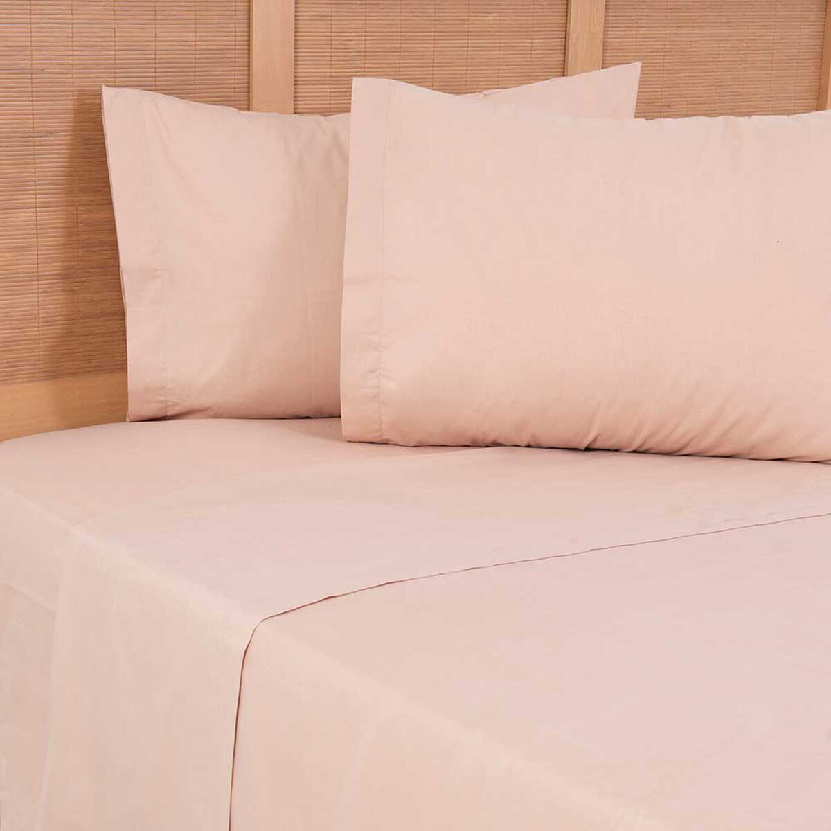 Juego de Sábanas Mashini 144 Hilos 2 Plazas Liso Malva