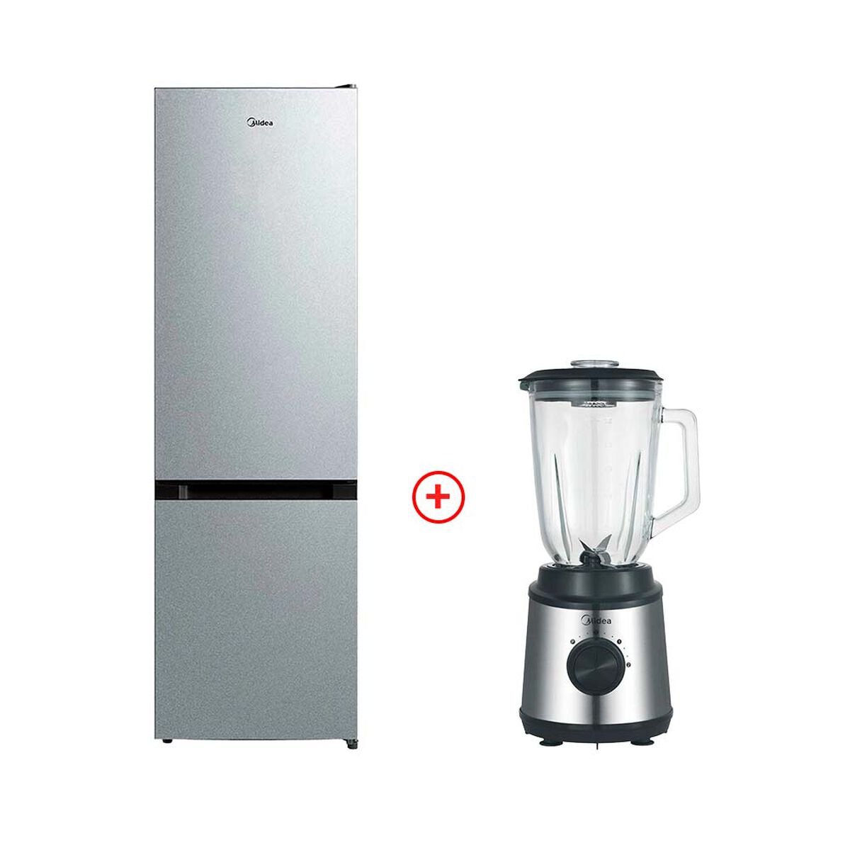 Refrigerador Frío Directo Midea 259 litros + Licuadora Midea BL6006 1,5 lts.