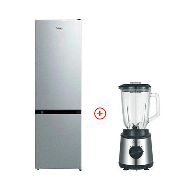 Refrigerador Frío Directo Midea 259 litros + Licuadora Midea BL6006 1,5 lts.