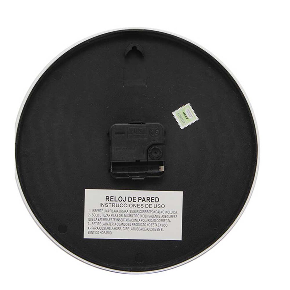 Reloj de Pared Plástico Vgo Circular 25 cm Blanco