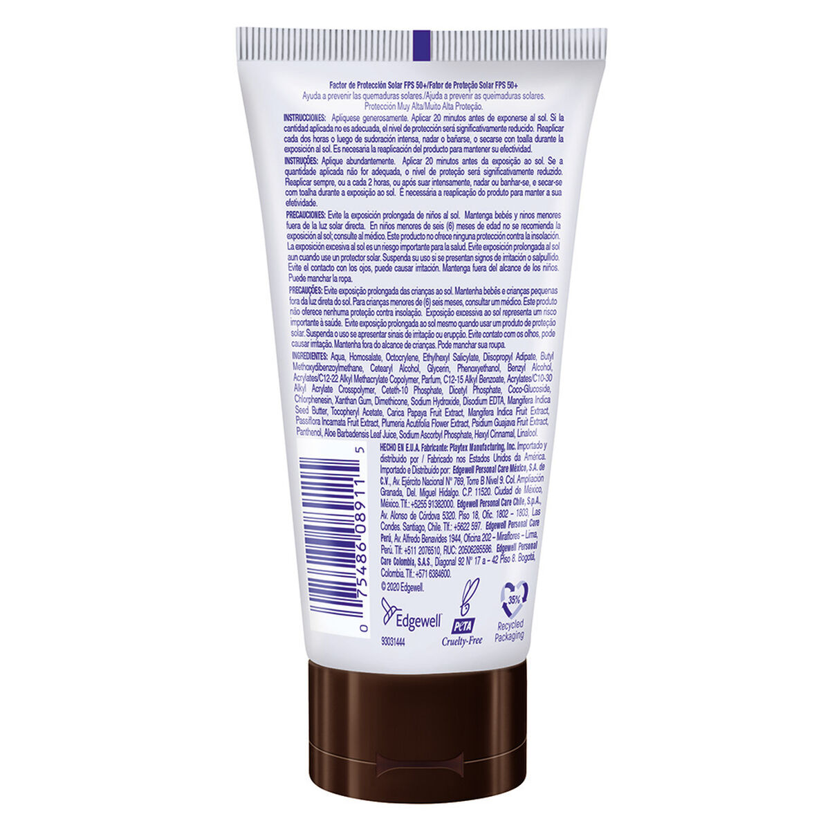 Protector Solar F50+ Ozono 90 ml Hawaiian Tropic
