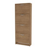 Zapatero Vekkahome Nick 4 puertas Café