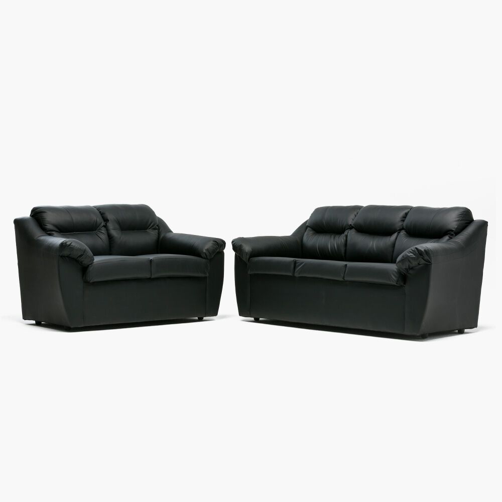 Juego de Living Cabsur Asturias 5 Cuerpos Negro