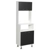 Combo Mueble Microondas + Barra de Cocina + Optimizador TuHome Kitchen Wenge Blanco