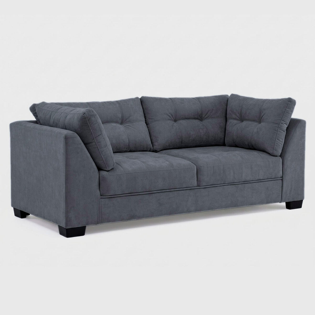 Sof&aacute; Muebles MPR Edimburgo 2 Cuerpos Gris Oscuro