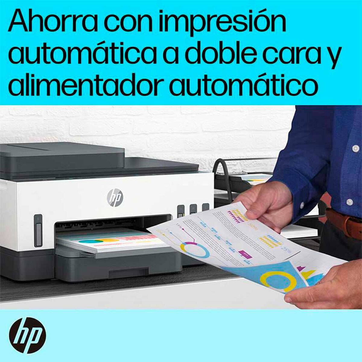 Multifuncional HP Tanque de Tinta Smart Tank 750