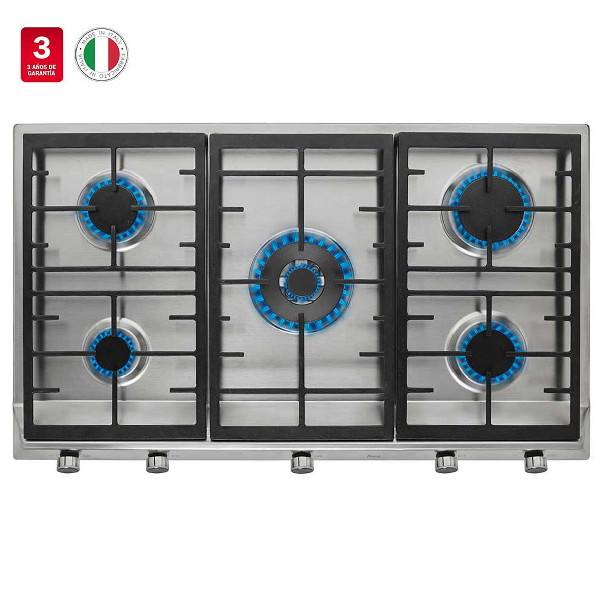 Encimera a Gas Teka EX 90.1 5G Inox 5 Quemadores