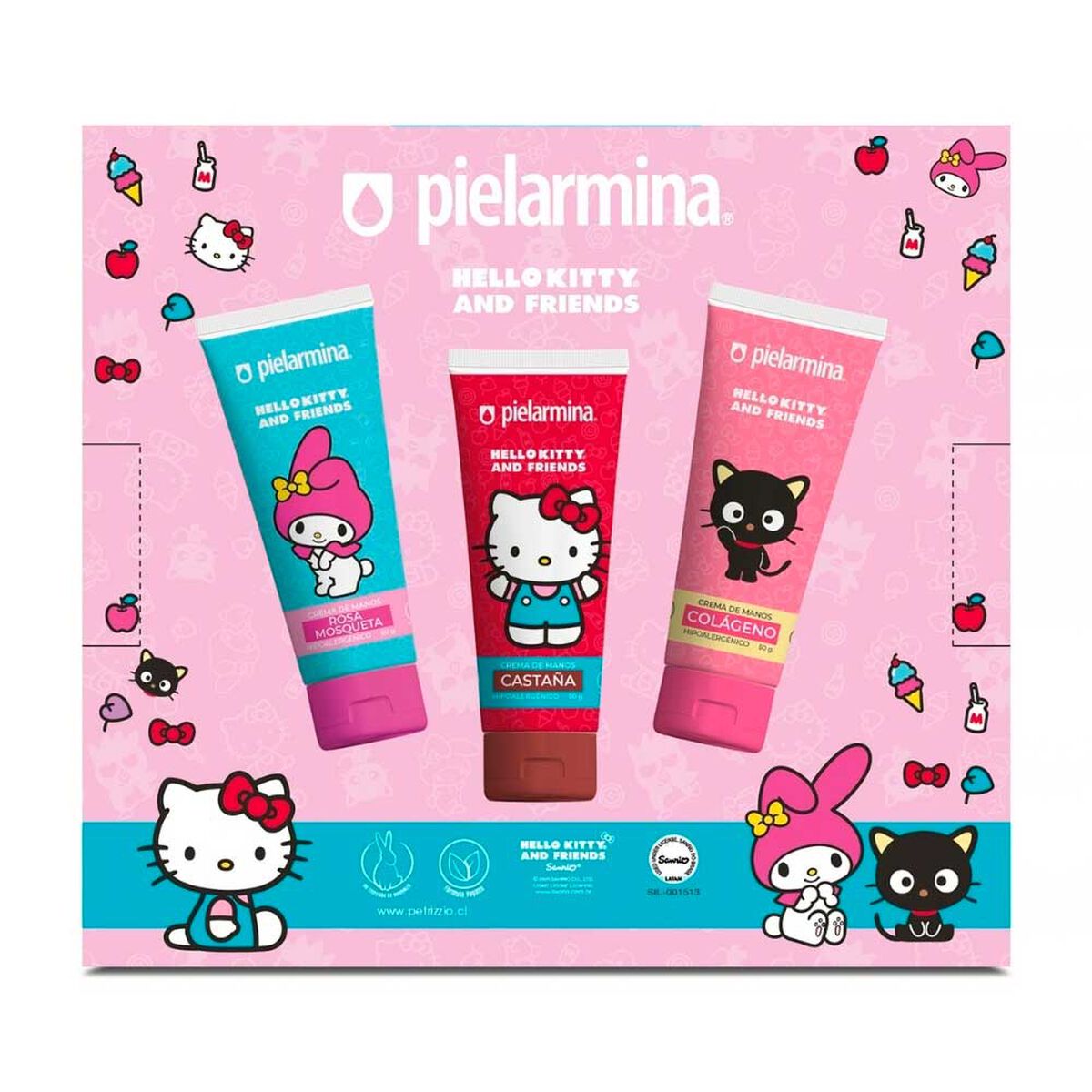 Tripack Manos Hello Kitty and Friends Pielarmina